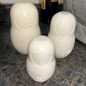 Fred & Friends Matryoshka Measuring Cups, Set of 3 dolls 6 measurements